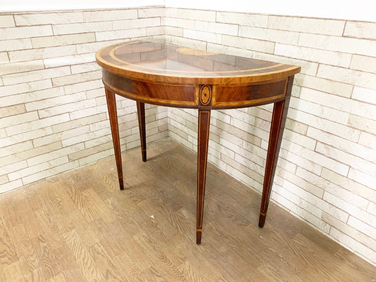 Console table 半円 コンソールテーブル サイドテーブル コンソール 